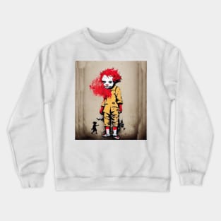 AI Bansky Mcdonalds Crewneck Sweatshirt